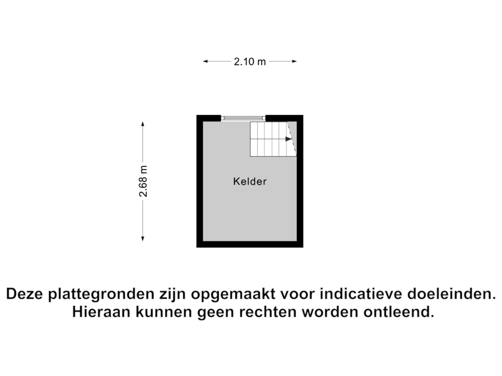 Bekijk plattegrond van Kelder van Capelseweg 26