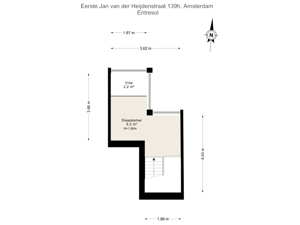 Bekijk plattegrond van Entresol van Eerste Jan van der Heijdenstraat 139-H