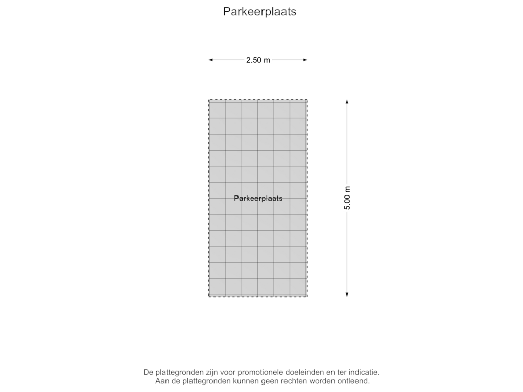 View floorplan of Parkeerplaats of Pijlkruidstraat 1