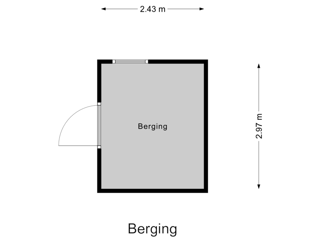 Bekijk plattegrond van Berging van Kattenbergweg 1-79