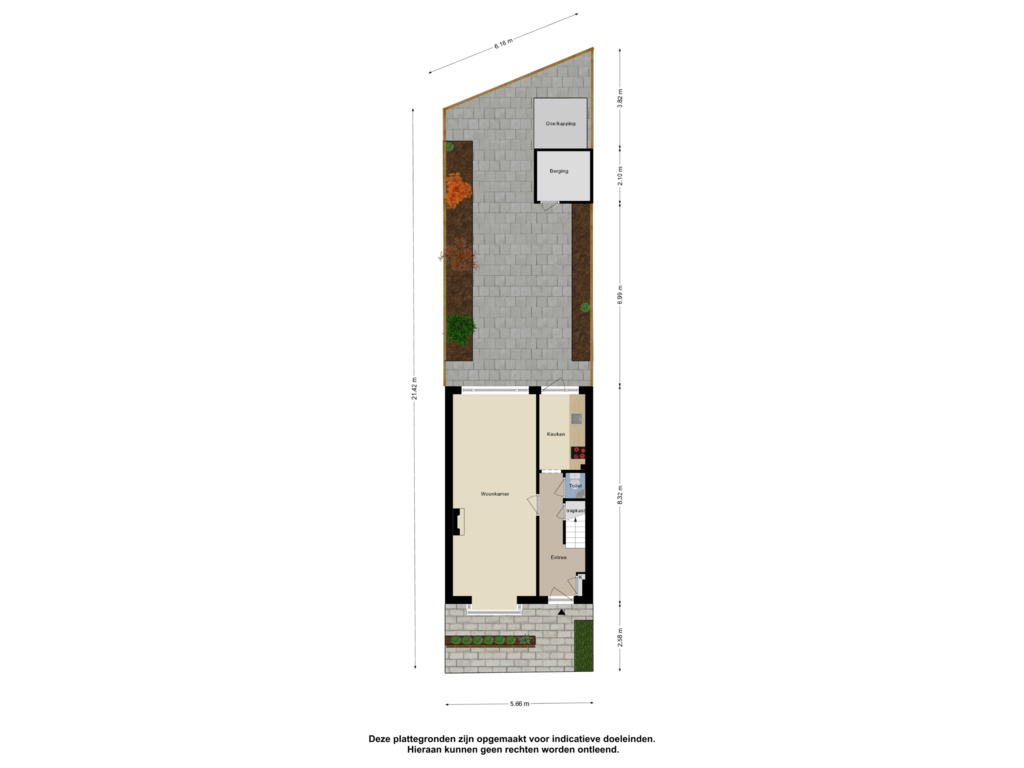 View floorplan of Begane Grond Tuin of Van Koetsveldstraat 14