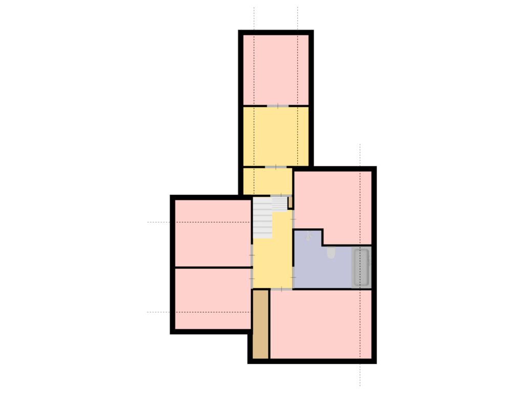 View floorplan of Eerste verdieping of Camminghastraat 12