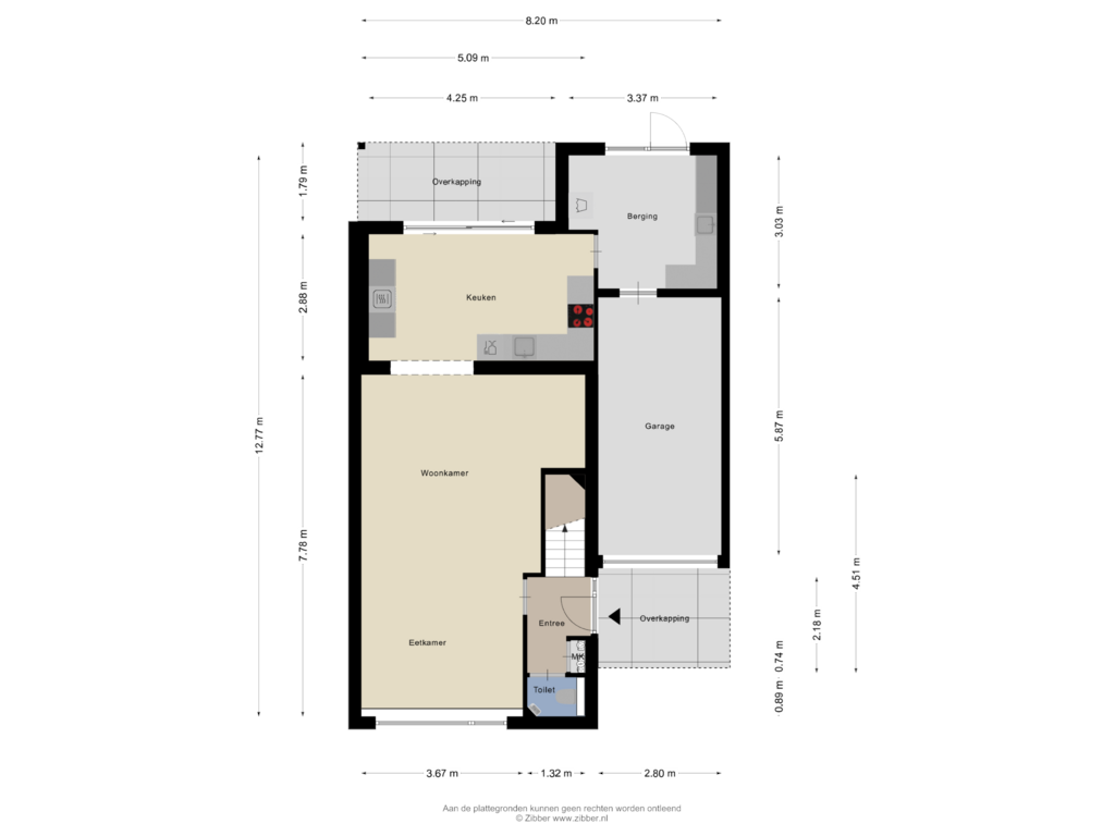 Bekijk plattegrond van Begane Grond van Haamhegge 5