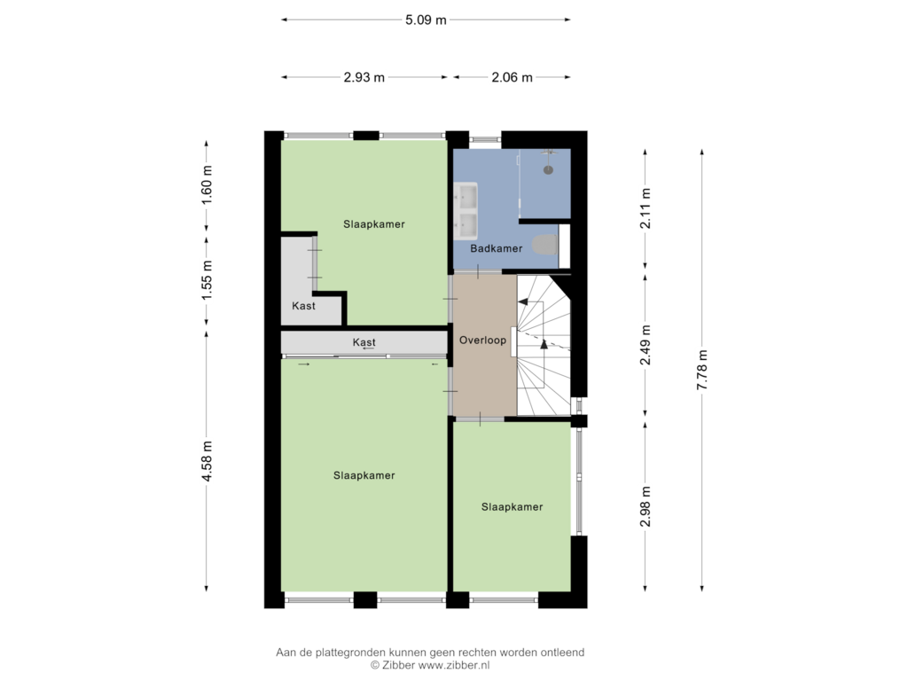 Bekijk plattegrond van Eerste Verdieping van Haamhegge 5