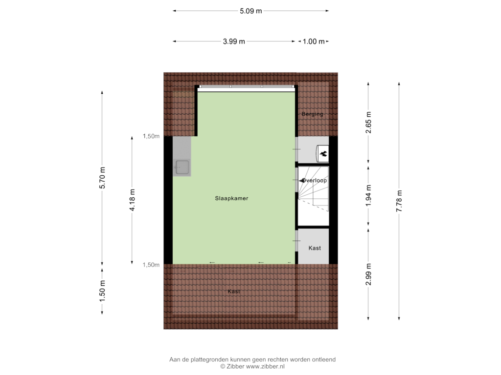 Bekijk plattegrond van Tweede Verdieping van Haamhegge 5