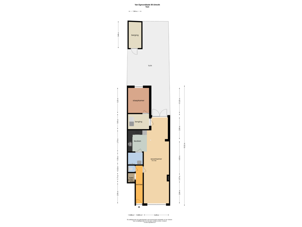 Bekijk plattegrond van TUIN van Van Egmondkade 50