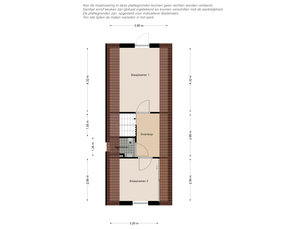 Bekijk plattegrond van 1e verdieping van Voorstraat 8