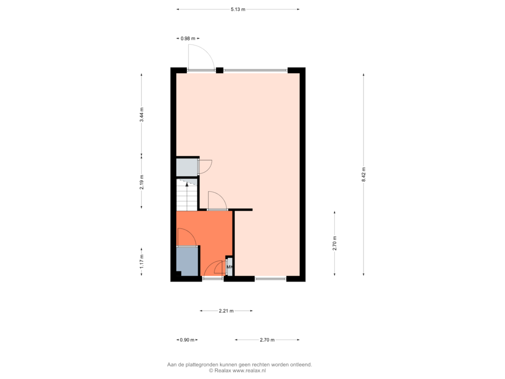 View floorplan of Begane grond of Mijehof 231