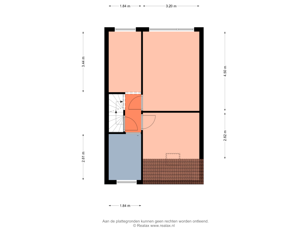 View floorplan of Verdieping 1 of Mijehof 231