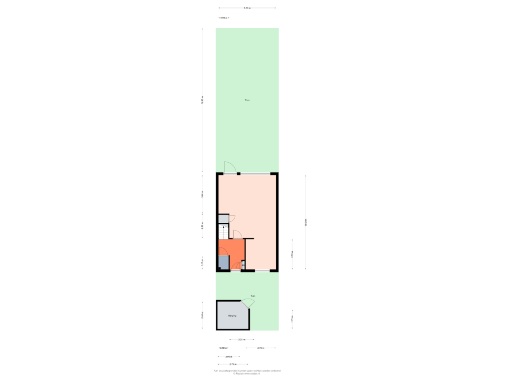 View floorplan of Begane grond Tuin of Mijehof 231