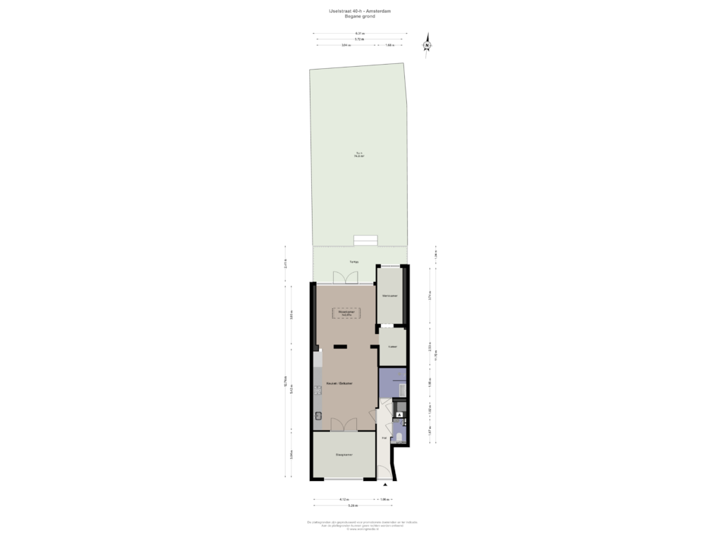 Bekijk plattegrond van Begane_grond van IJselstraat 40-H