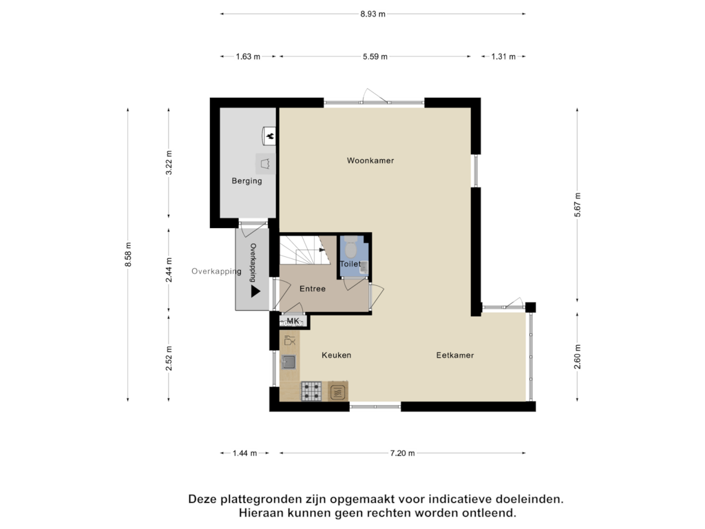 Bekijk plattegrond van Begane Grond van Nieuwesluisweg 1-061