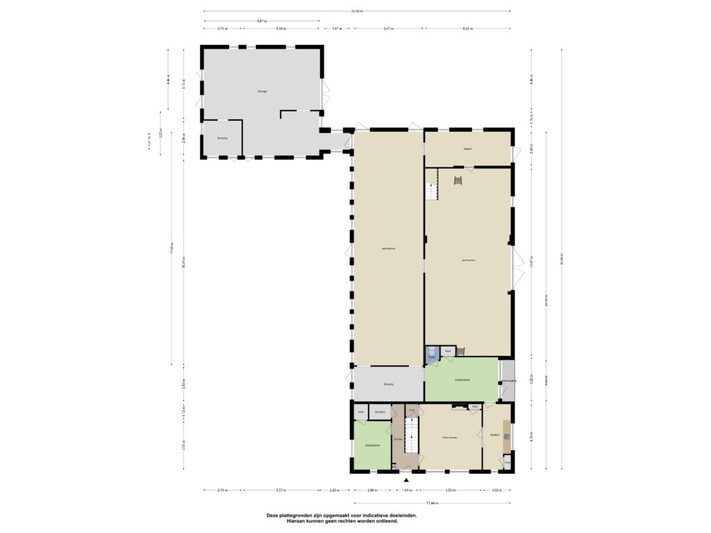 Bekijk plattegrond van Begane Grond van Hoogbroekstraat 6