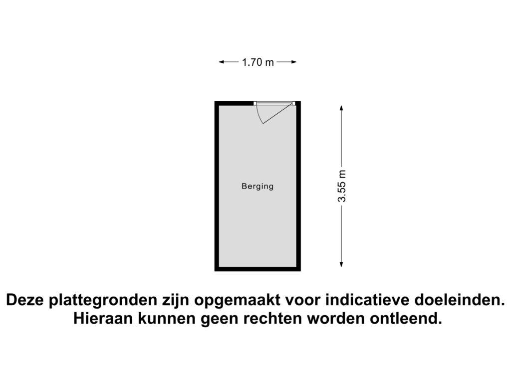 View floorplan of Berging of De Reijenburg 72