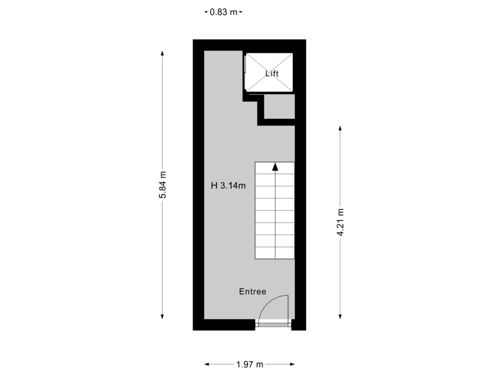 View floorplan of Begane grond of Quellijnstraat 109-1