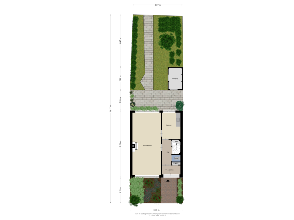 View floorplan of Begane Grond - tuin of Gerretsenpad 5