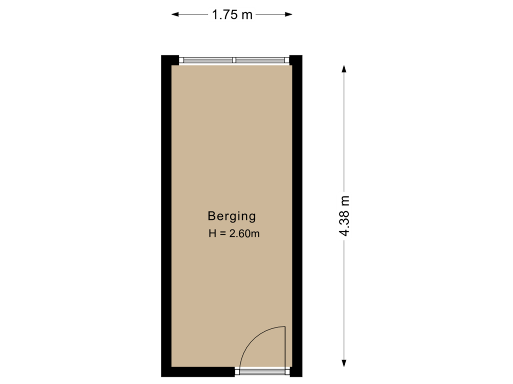 Bekijk plattegrond van Berging van Antwerpenstraat 360