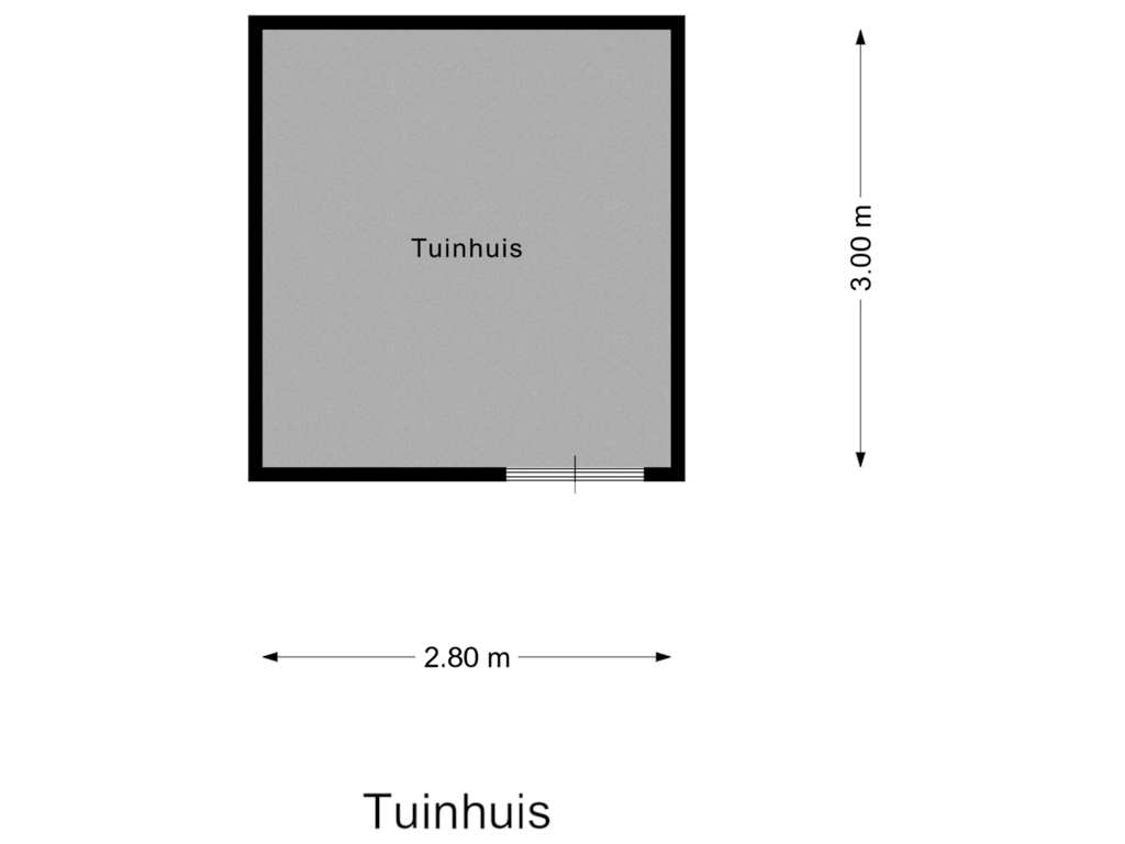 View floorplan of Tuinhuis of Hazeleger 1