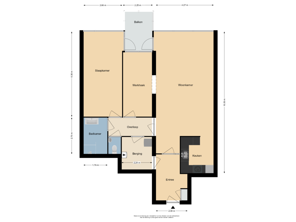 Bekijk plattegrond van Appartement van Boulevard Bankert 166-A