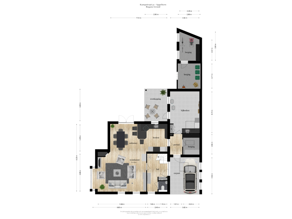 Bekijk plattegrond van Begane Grond van Kampstraat 31