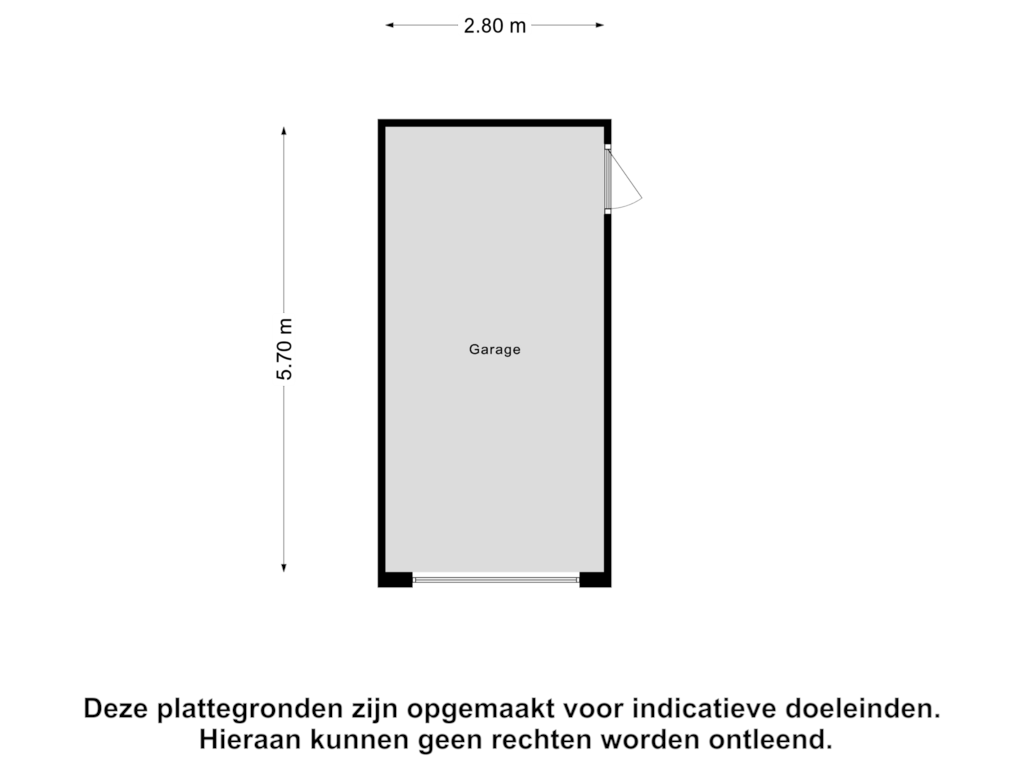 Bekijk plattegrond van Garage van Rosa Manuslaan 3