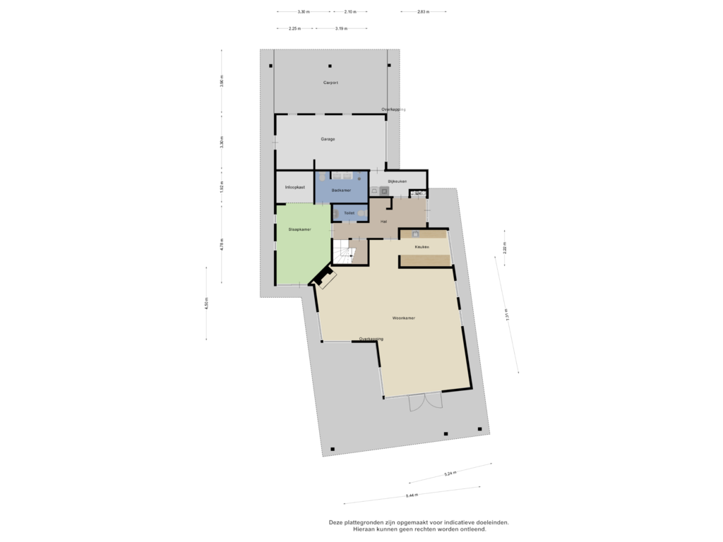 Bekijk plattegrond van Begane Grond van Pastoor van Tielstraat 2