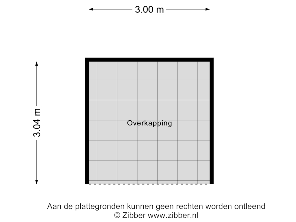 Bekijk plattegrond van Overkapping van Pastorije 35