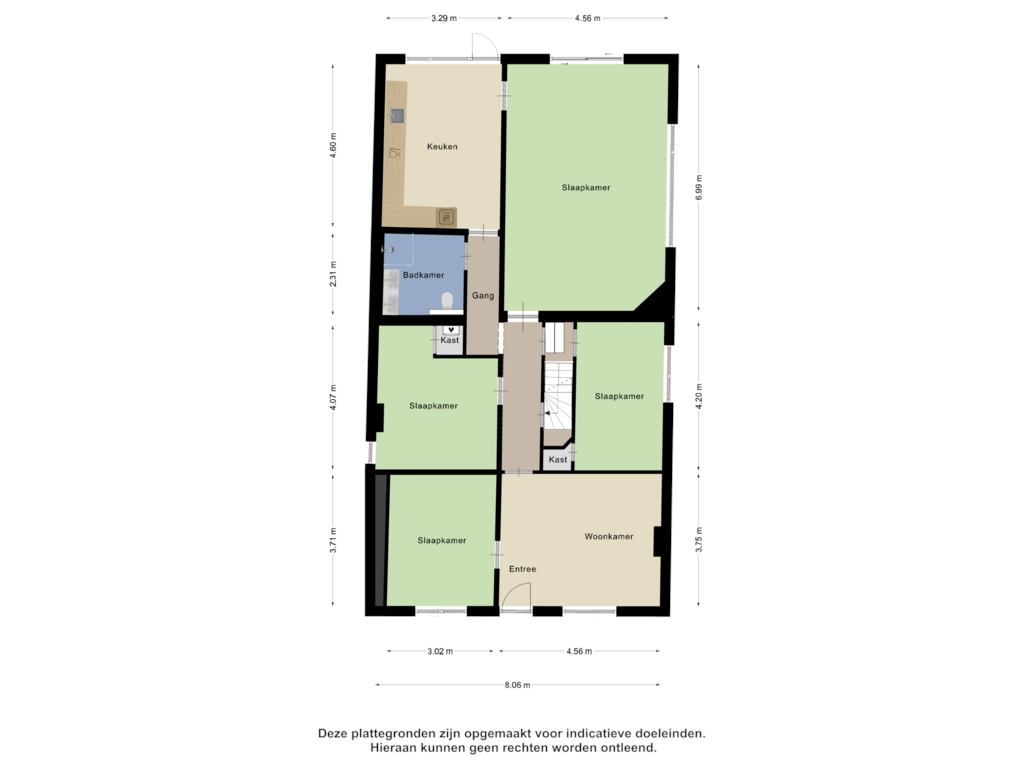 View floorplan of Begane Grond of 's-Gravenstraat 299