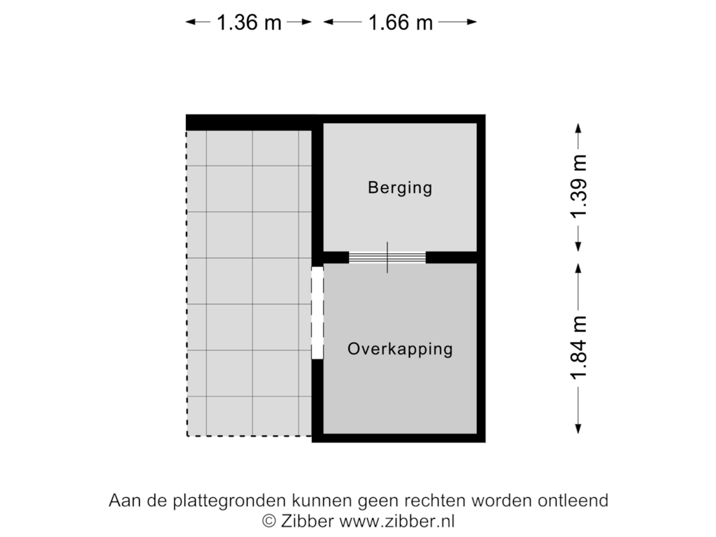 Bekijk plattegrond van Berging van Perseuslaan 16