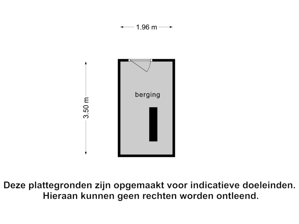 View floorplan of Berging of Marrewijklaan 65