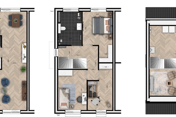 View photo 4 of 2-1 kapwoning met vrijstaande berging (Bouwnr. 8)