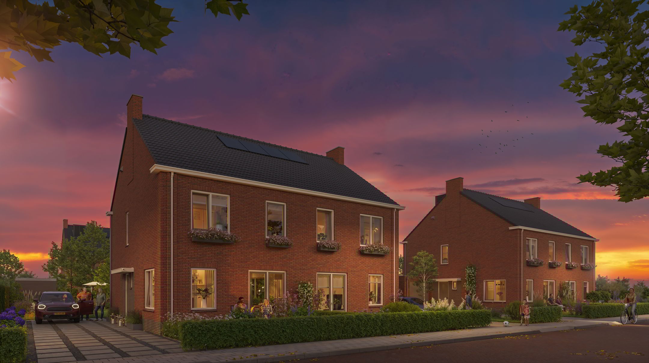 2-1 kapwoning met vrijstaande berging (Bouwnr. 13)  