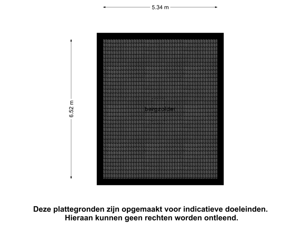 View floorplan of 2e verdieping of De Bou 6