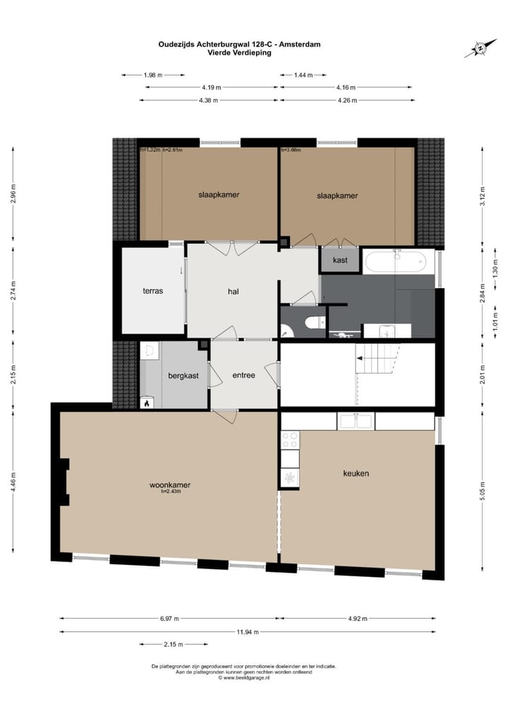 Foto 44 van Oudezijds Achterburgwal 128-C