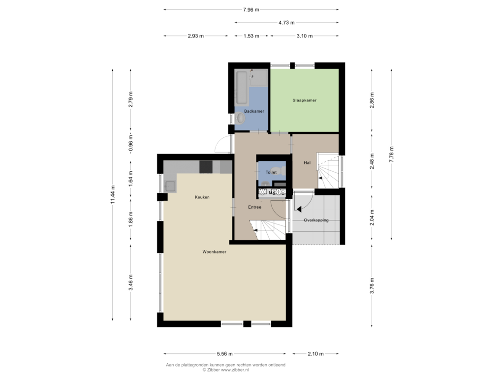 Bekijk plattegrond van Begane grond van Orion 4