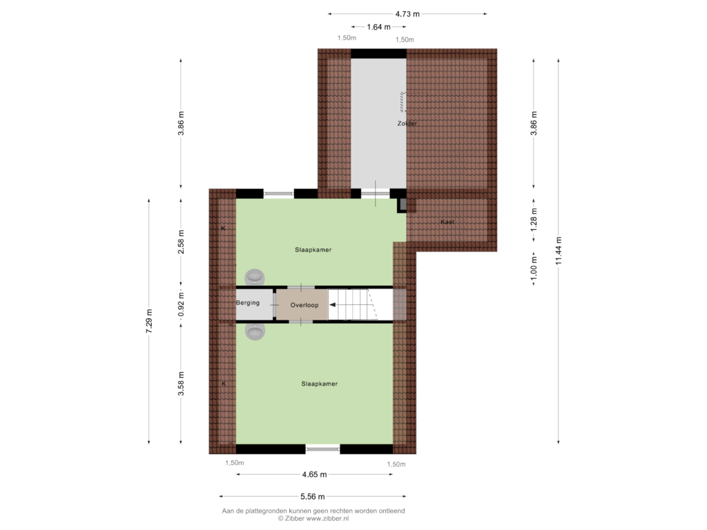 Bekijk plattegrond van Eerste verdieping van Orion 4