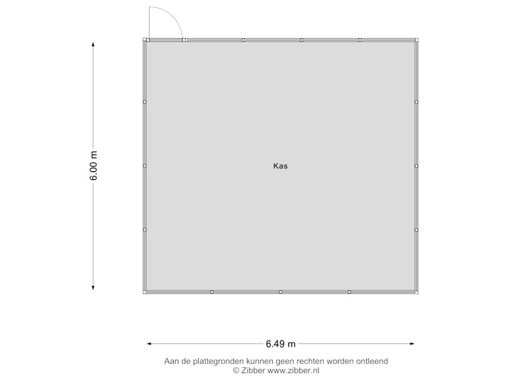 Bekijk plattegrond van Kas van Orion 4