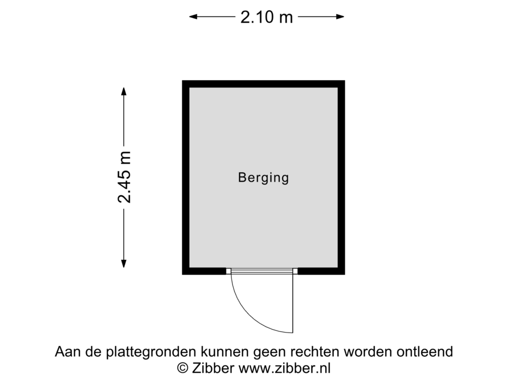 Bekijk plattegrond van Berging van Vlasleeuwenbek 28