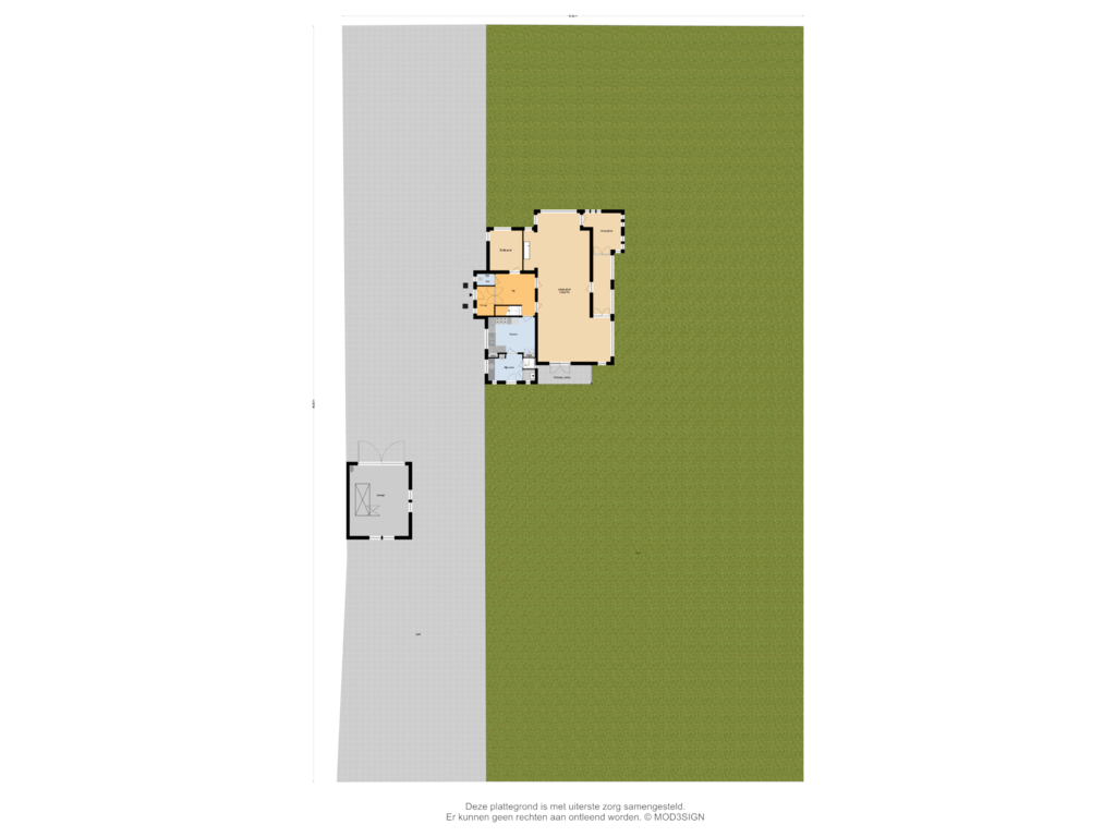 Bekijk plattegrond van Situatie van Marius Bauerlaan 8