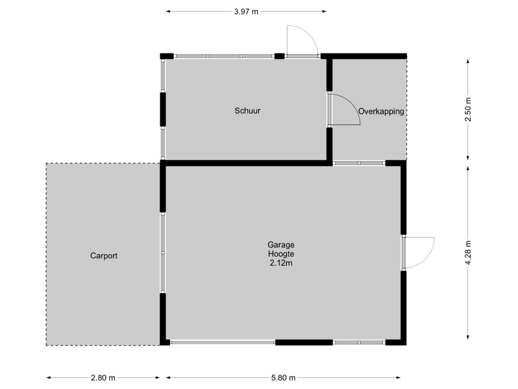 Bekijk plattegrond van Garage van Stationsstraat 56