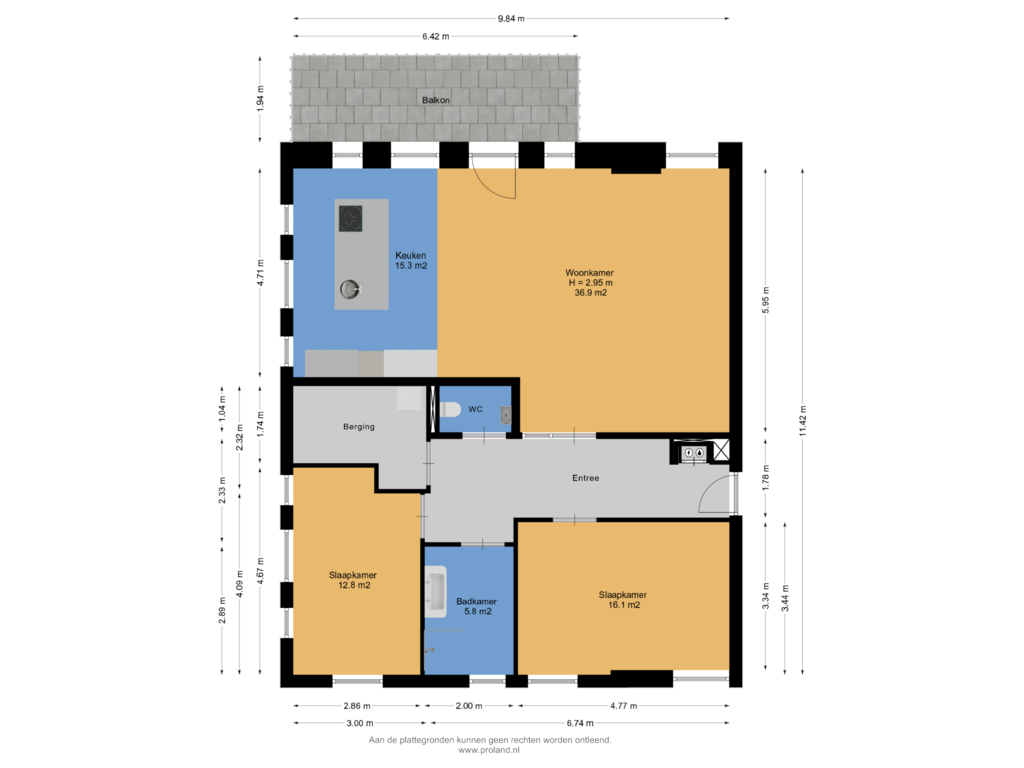 View floorplan of Appartement of Kasteel 4-H