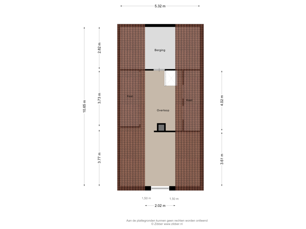 Bekijk plattegrond van Zolder van Achtersloot 39