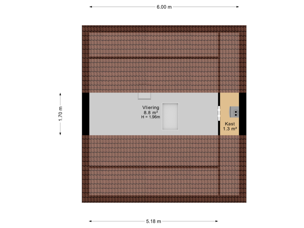 Bekijk plattegrond van Vliering van De Tuije 35