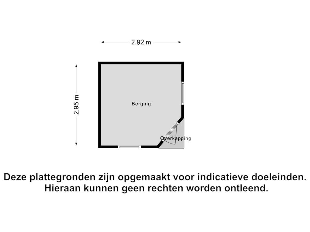 Bekijk plattegrond van Berging van Middelsluissedijk WZ 77