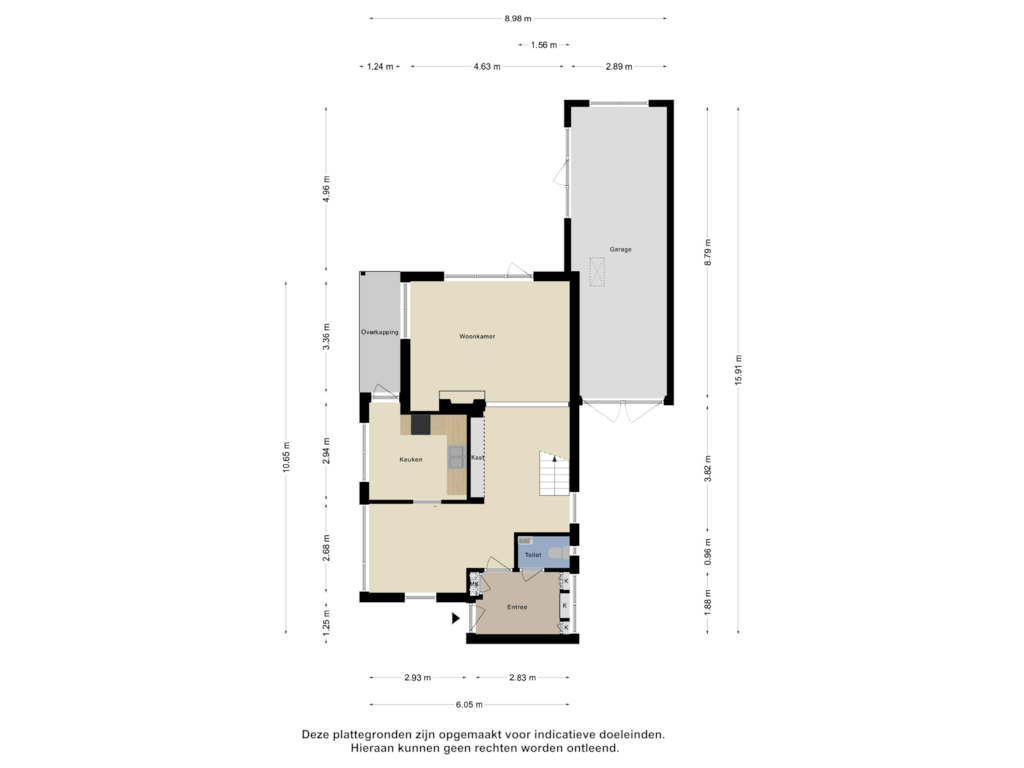 Bekijk plattegrond van Begane Grond van Bilderdijklaan 11