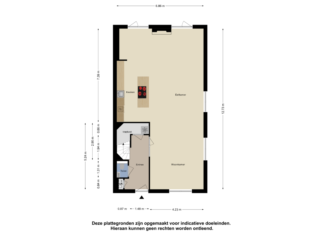 Bekijk plattegrond van Begane Grond van Beekforel 1