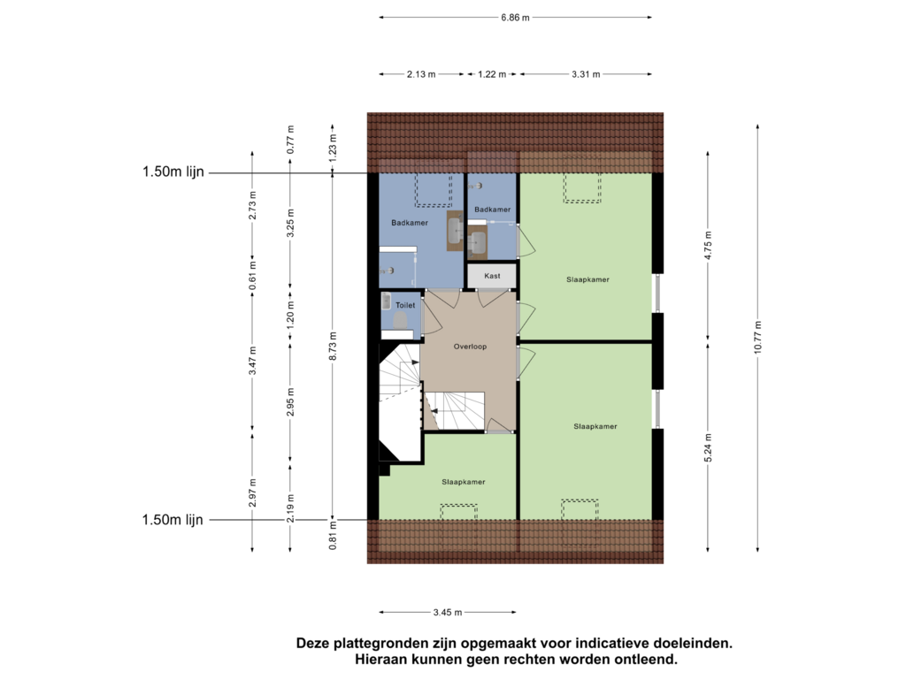 Bekijk plattegrond van Eerste Verdieping van Beekforel 1