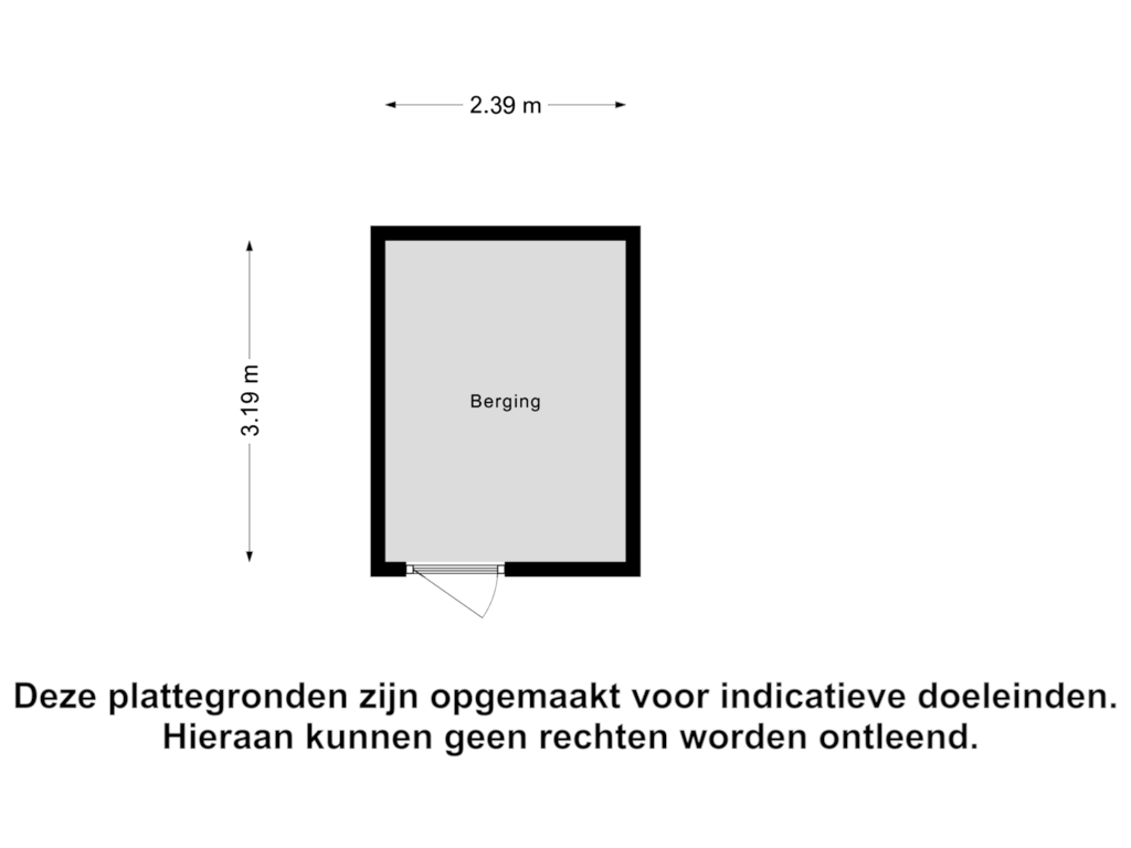 Bekijk plattegrond van Berging van Beekforel 1