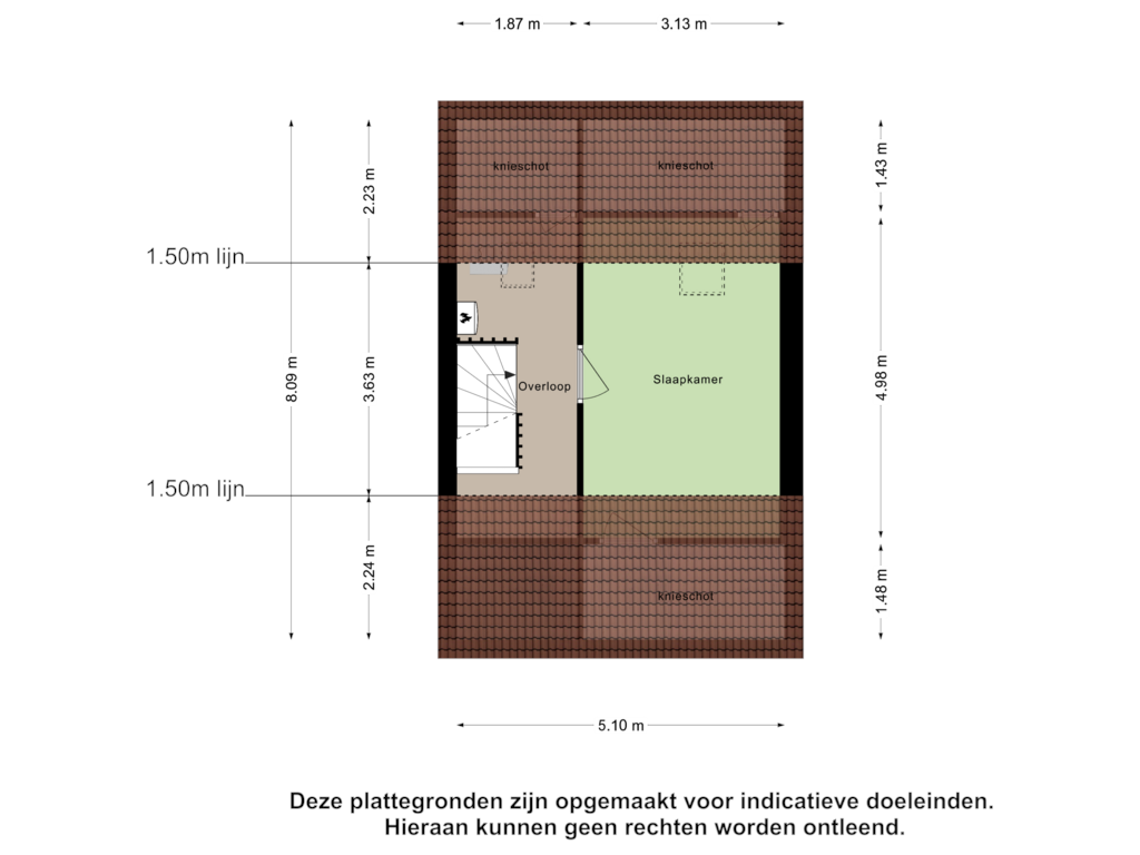 Bekijk plattegrond van Tweede Verdieping van Sluisakker 21