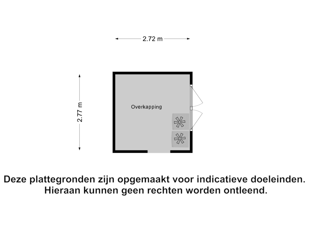 Bekijk plattegrond van Overkapping van Sluisakker 21